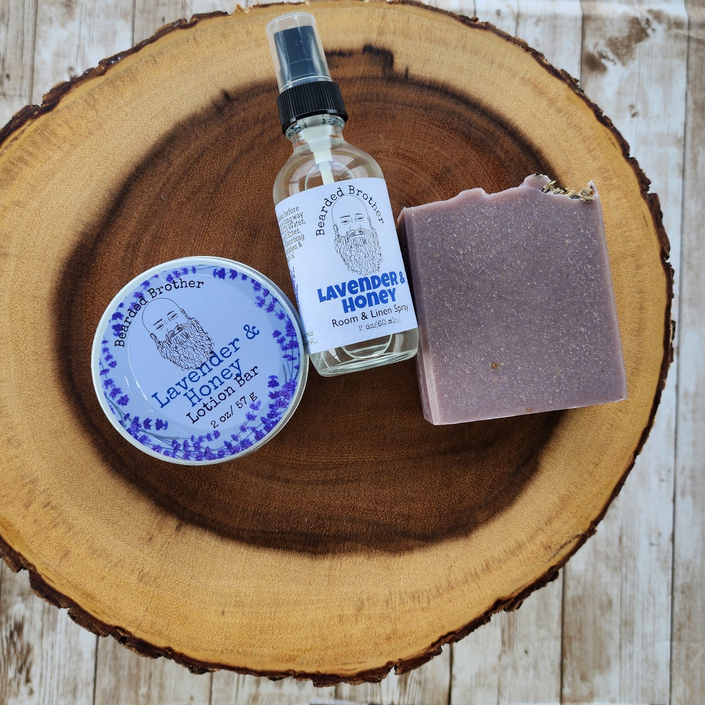 Lotion Bar + Soap + Room and Linen Spray Gift Set