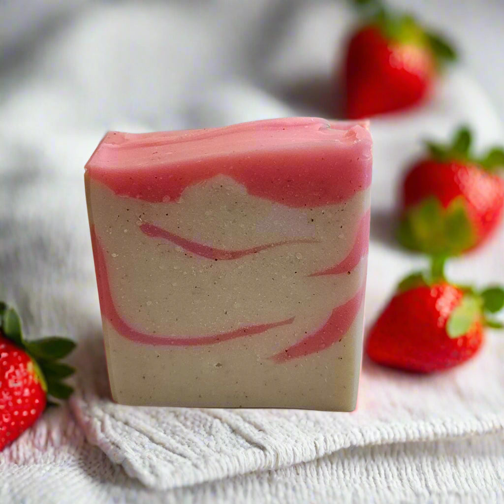 Strawberry Stripes Soap
