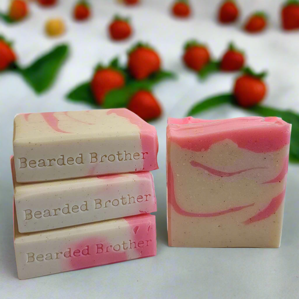 Strawberry Stripes Soap