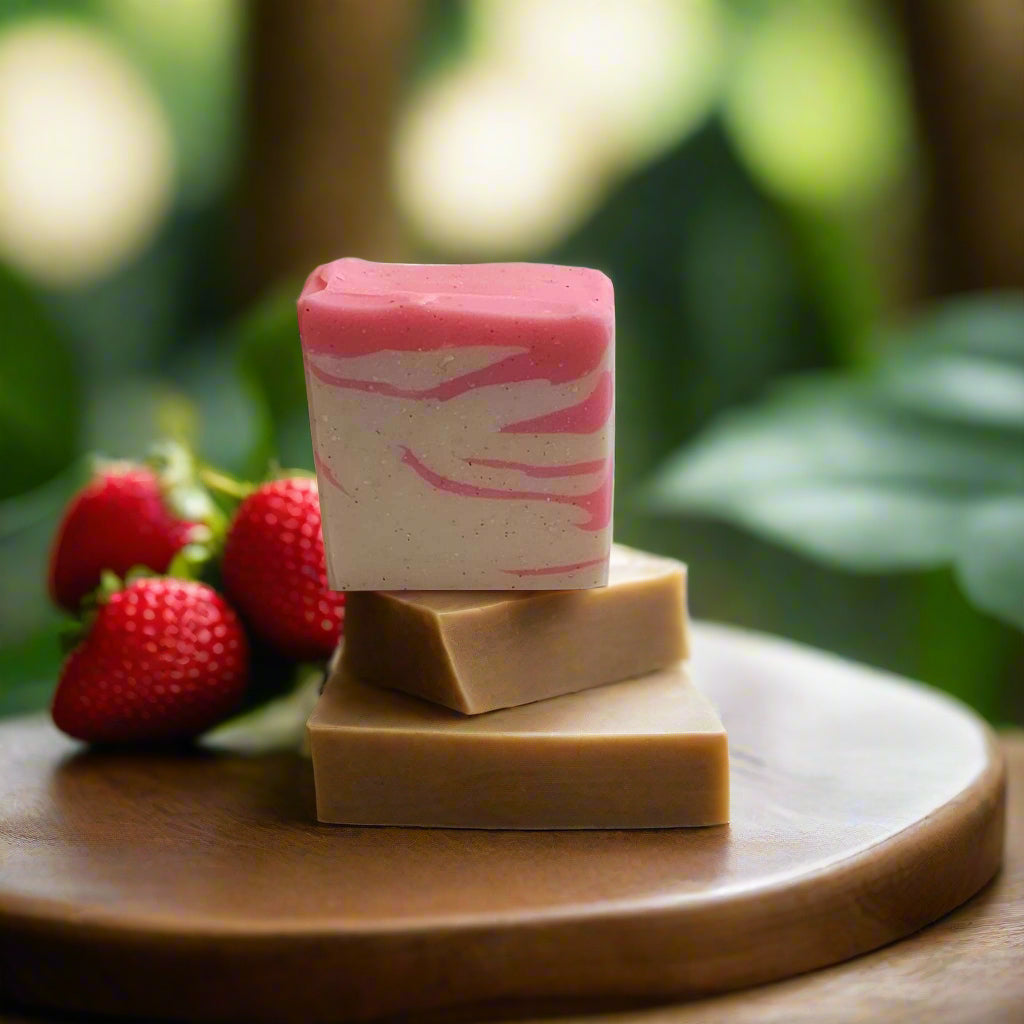 Strawberry Stripes Soap