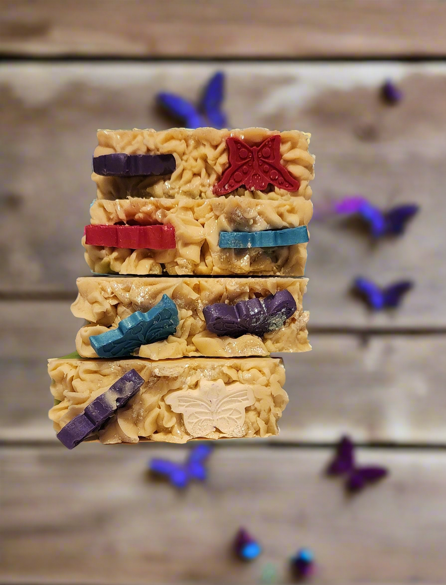 In the Garden goat milk soap