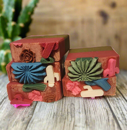 Cactus Flower goat milk soap
