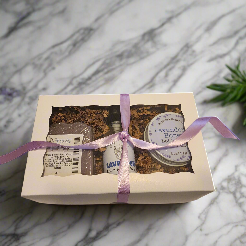Lotion Bar + Soap + Room and Linen Spray Gift Set