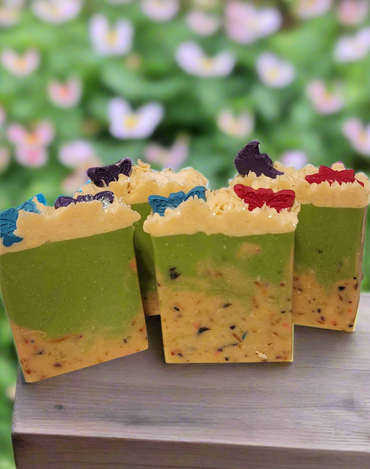 In the Garden goat milk soap