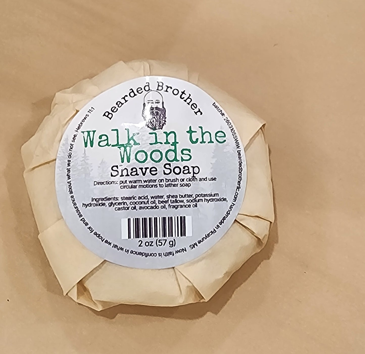 Shave soap