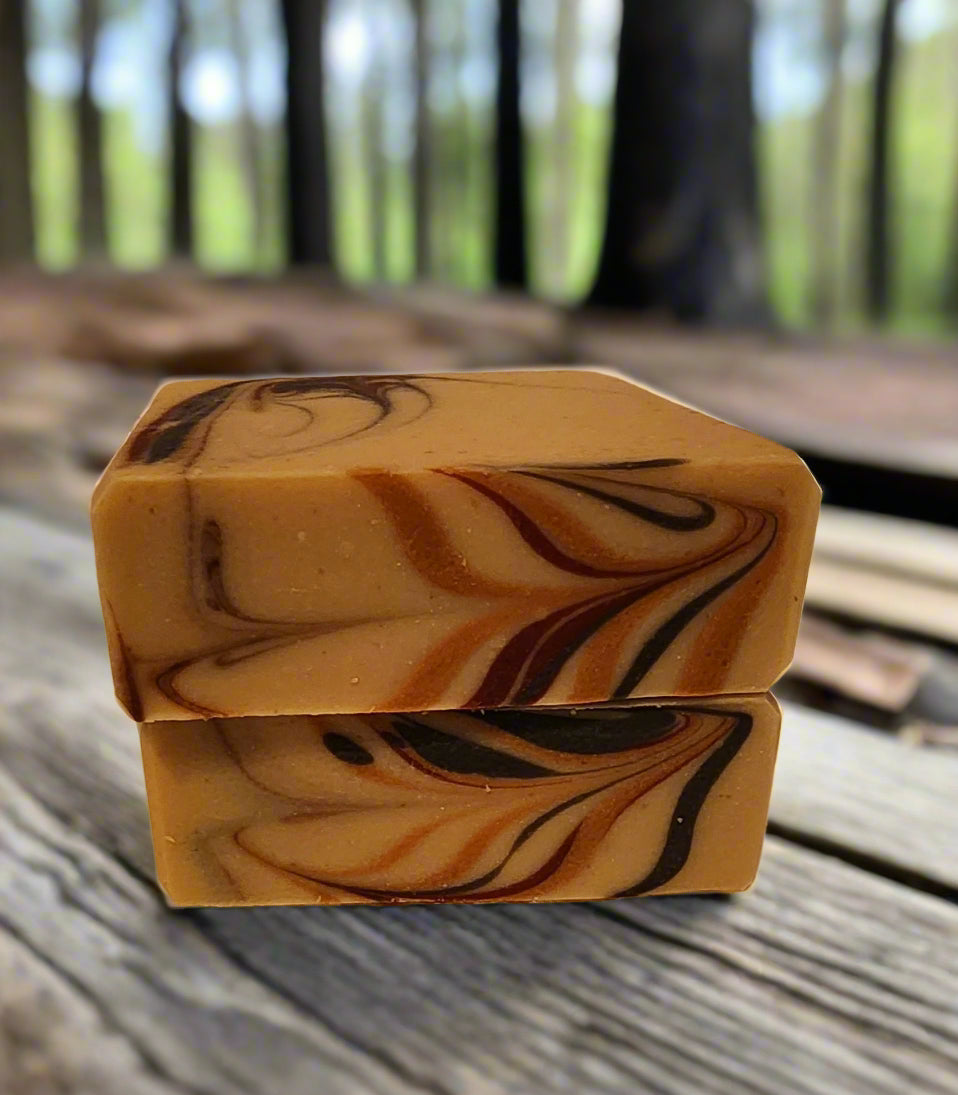Woodsman goat milk soap