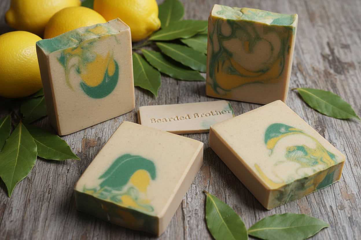 Lemon Leaf goat milk soap
