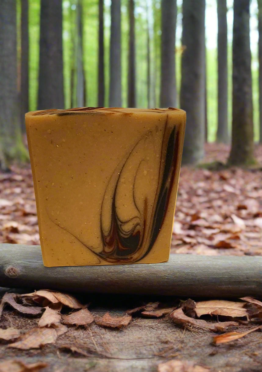 Woodsman goat milk soap