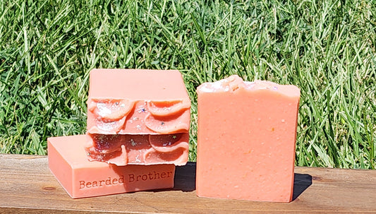 Pink Peonies goat milk soap