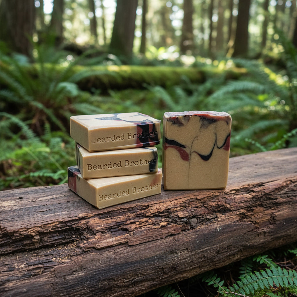 The Woodsman goat milk soap
