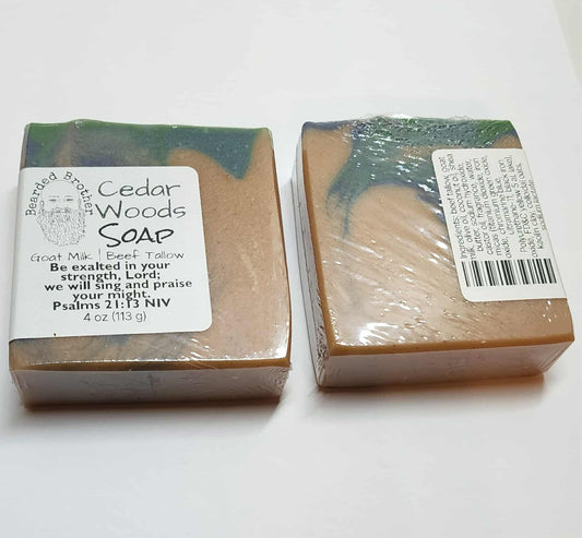Cedar Woods Goat Milk Soap