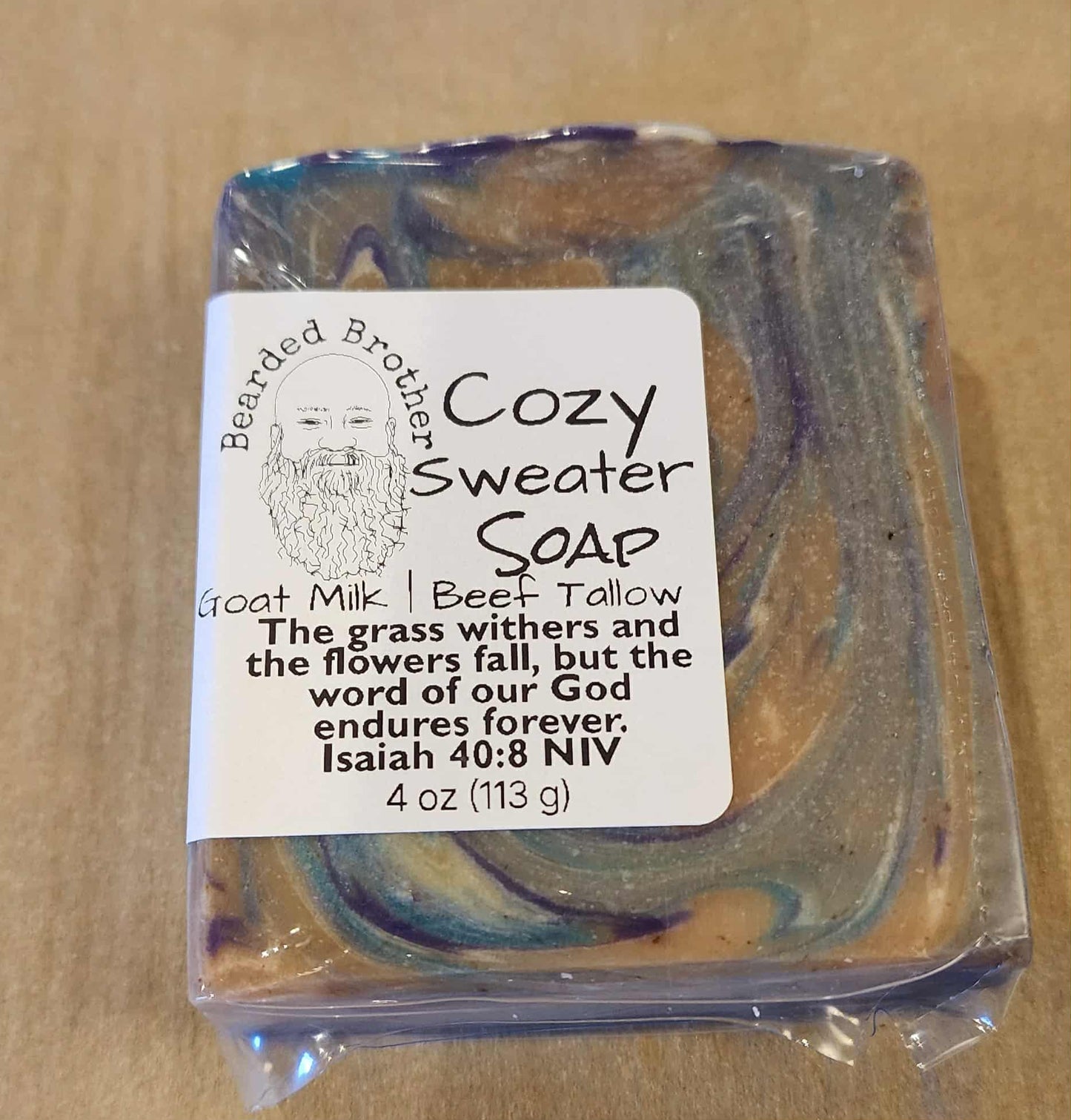Cozy Sweater goat milk soap