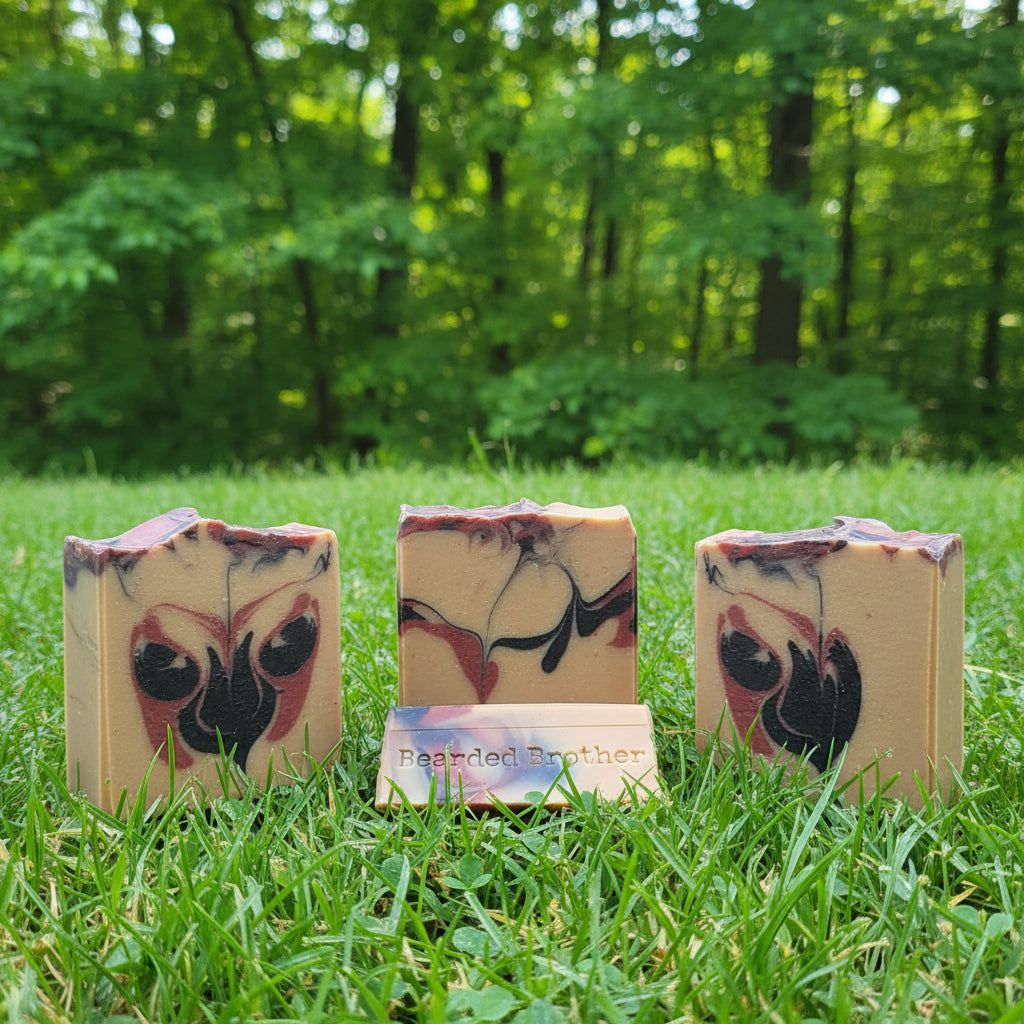 The Woodsman goat milk soap