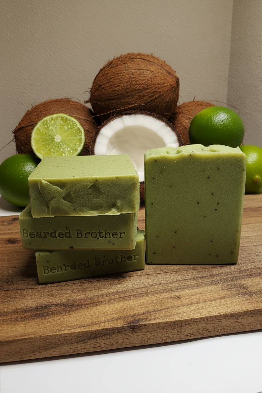 Coconut Lime goat milk soap