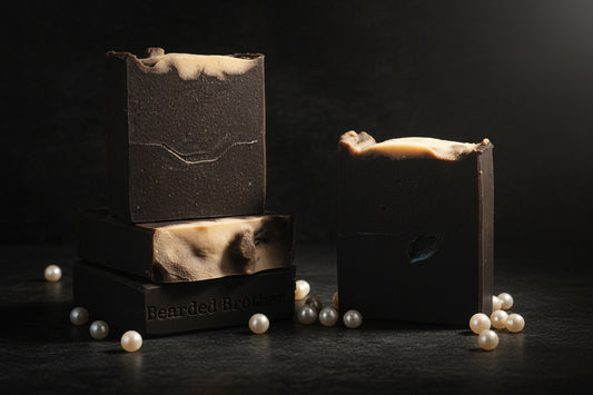 Midnight Vanilla Pearl goat milk soap
