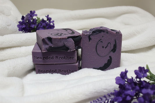Black Velvet goat milk soap