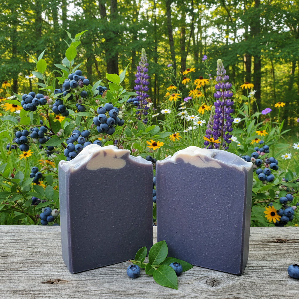 Blueberry Sugar goat milk soap