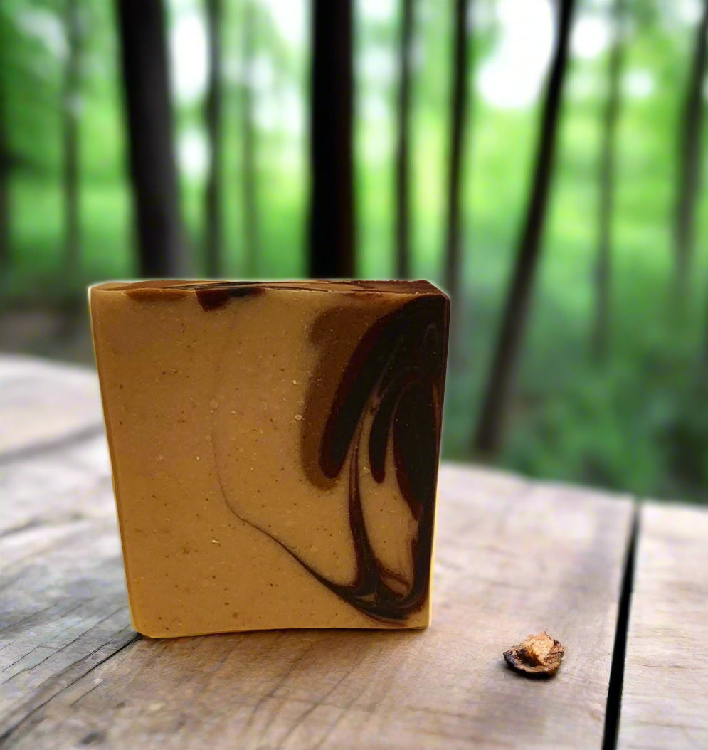 Woodsman goat milk soap