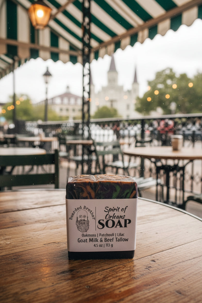 Spirit of Orleans goat milk soap